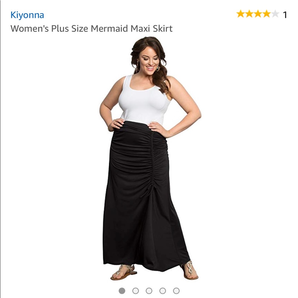 Kiyonna mermaid maxi skirt